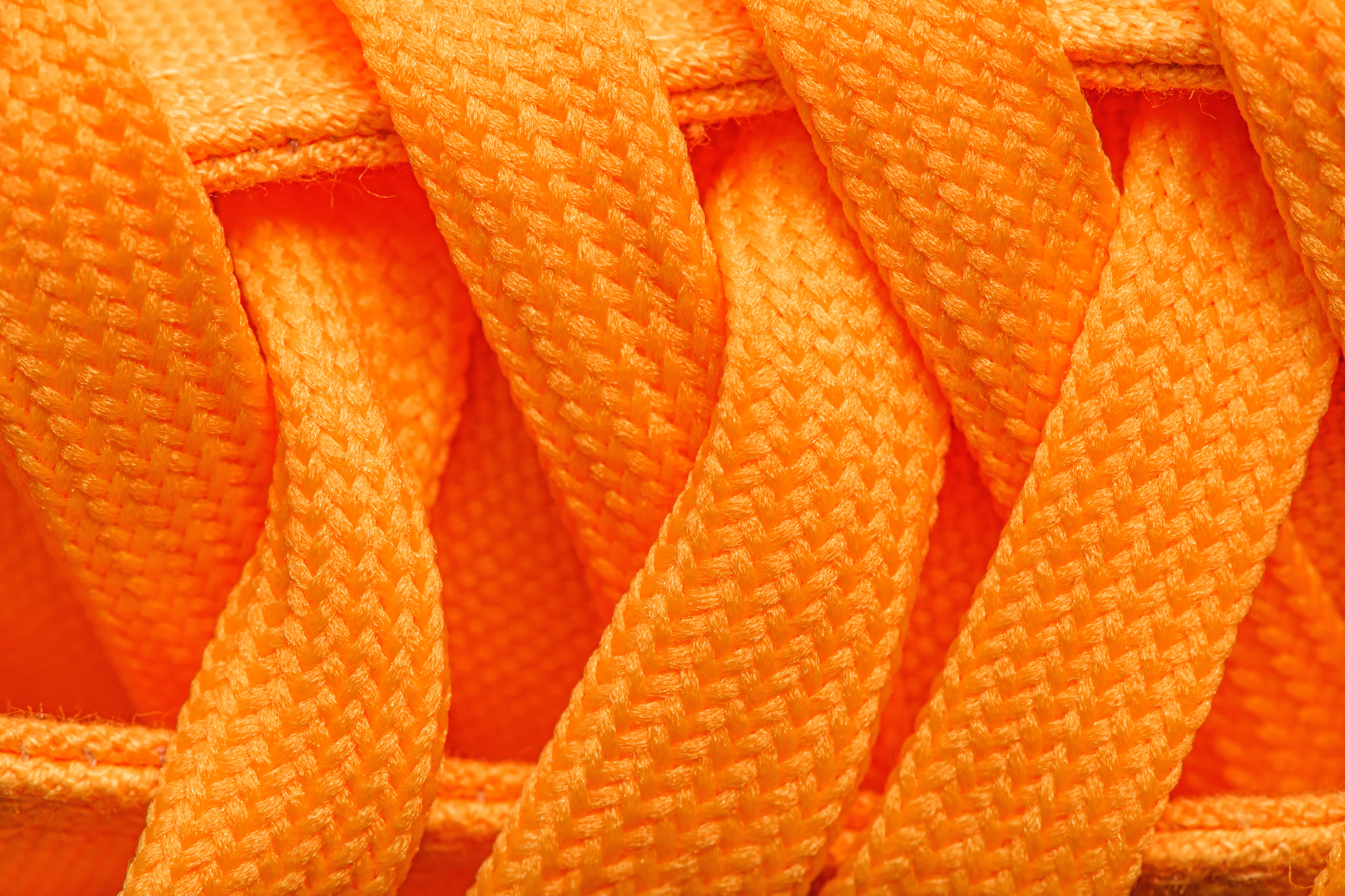 Orange Schnürsenkel